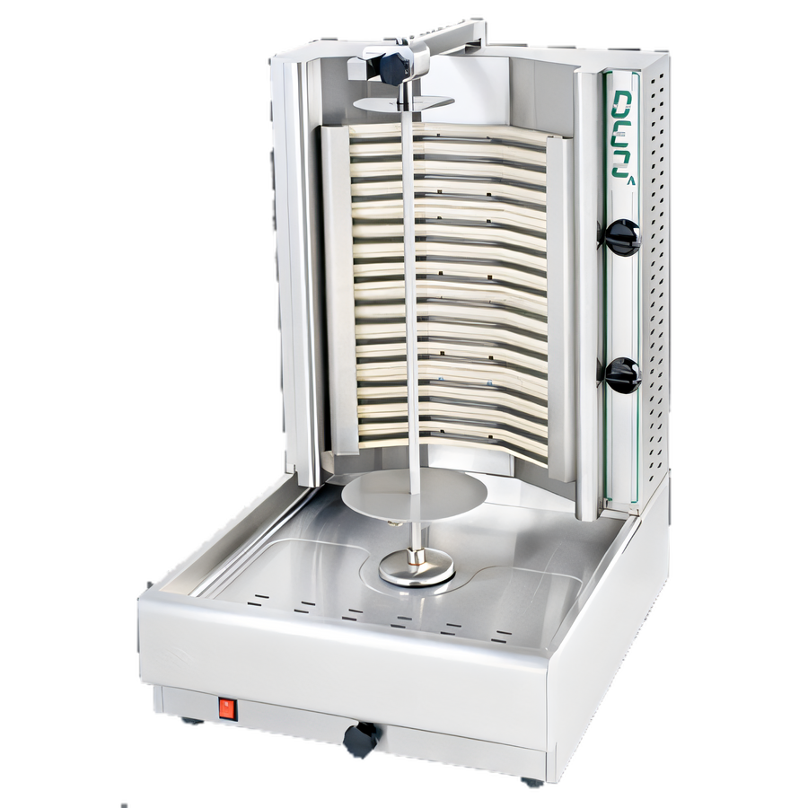 Product image #1 for Visvardis DE2A Electric Vertical Gyro Broiler, 66-100 lb Capacity, Stainless Steel