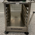 Thumbnail image #1 for Bizerba Mobile Stainless Steel Slicer Equipment Stand with Undershelf and Pan Storage