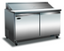 Thumbnail image #1 for Serv-Ware 16-Pan Sandwich Prep Table, 2-Section, 61-Inch Wide, 115V
