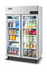 Thumbnail image #2 for 2-Section Glass Door Reach-In Refrigerator, 43.2 Cu. Ft., Top-Mount Self-Contained, Stainless Steel