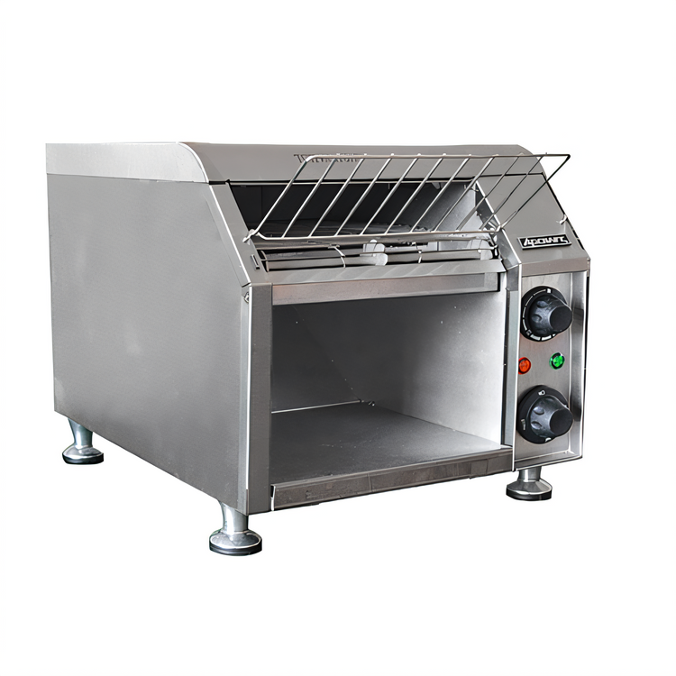 Product image #1 for Adcraft Countertop Electric Vertical Conveyor Toaster with 10-Inch Stainless Steel Belt, 120V