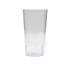 Thumbnail image #1 for Admiral Craft TPP-12CL 12 oz. Clear Textured SAN Plastic Stackable Tumbler — Break-Resistant, Dishwasher Safe