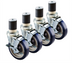 Thumbnail image #1 for Krowne Economy Series 5-Inch Swivel Stem Work Table Caster Set of 4