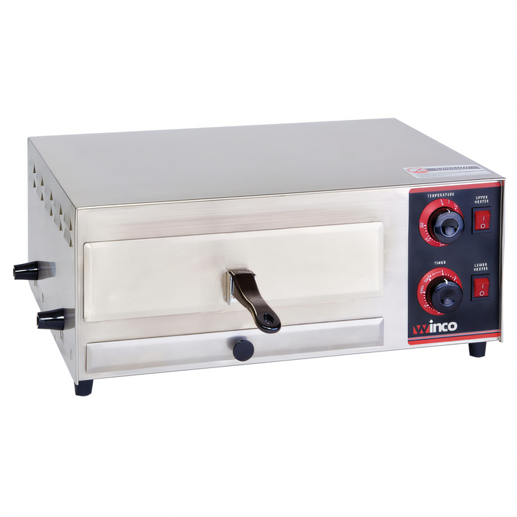 Product image #1 for Winco EPO-1 Countertop Electric Pizza Oven for 12-Inch Pizzas with Bell Timer