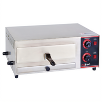 Winco EPO-1 Countertop Electric Pizza Oven for 12-Inch Pizzas with Bell Timer