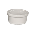 Thumbnail image #1 for Crestware Alpine White AL81 Ceramic Ramekin, 2-3/4 oz., 3" Diameter, Plain Case of 4