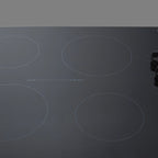 Thumbnail image #1 for Summit Commercial CR4B242BK 24-Inch Built-In Electric Radiant Cooktop, 4 Burners, Black Ceramic Glass, Manual Controls