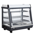 Thumbnail image #1 for DoughXpress BakeryXpress DXP-TSC27 27-Inch Heated Countertop Self-Service Hot Food Display Case, 3 Adjustable Shelves, 85-190°F