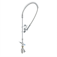 EasyInstall Single-Hole Deck-Mount Pre-Rinse Faucet with Vacuum Breaker and 0.65 GPM Spray Valve