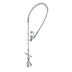 Thumbnail image #1 for EasyInstall Single-Hole Deck-Mount Pre-Rinse Faucet with Vacuum Breaker and 0.65 GPM Spray Valve