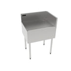 Thumbnail image #1 for Perlick Corporation Top Shelf TS90LIC 24-Inch Left Inside Corner Underbar Drainboard, Stainless Steel, Glass Rack Inserts, 6-Inch Backsplash