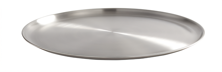 Product image #1 for American Metalcraft 13-Inch Round Stainless Steel Plate with Satin Finish