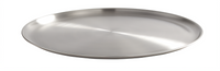 American Metalcraft 13-Inch Round Stainless Steel Plate with Satin Finish