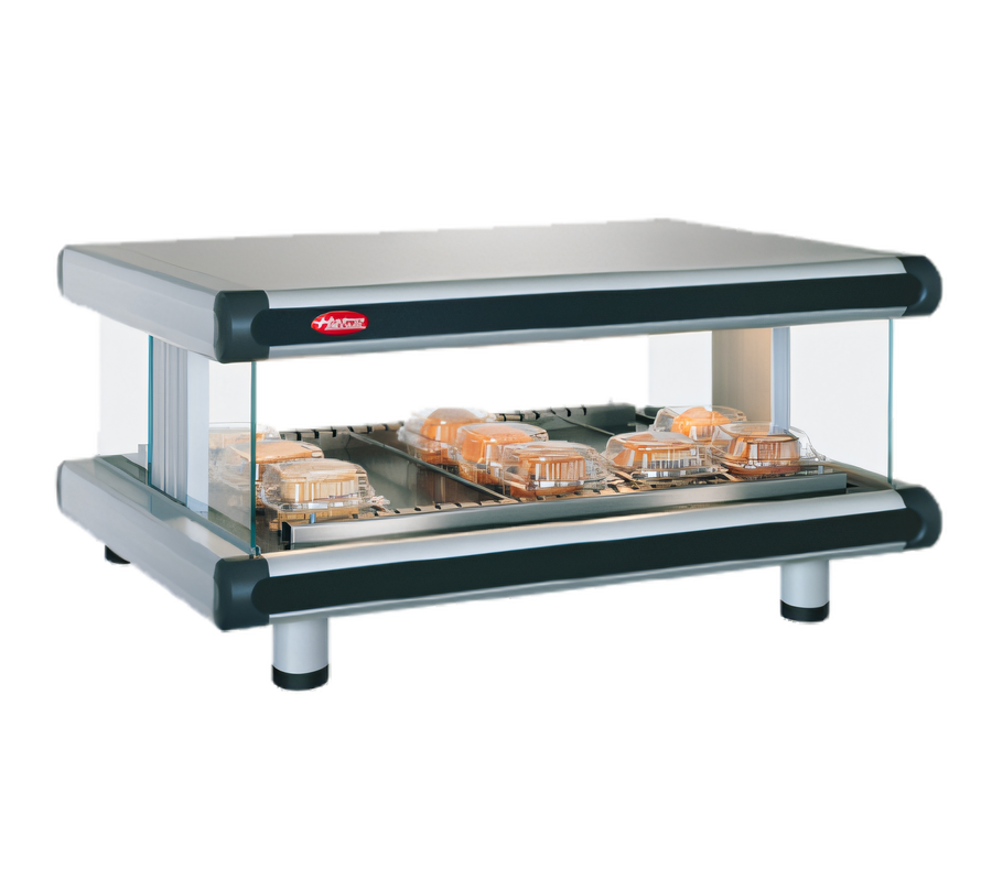 Product image #1 for Hatco Glo-Ray Designer Horizontal Countertop Hot Food Display Warmer with Shelf and Infrared Heat