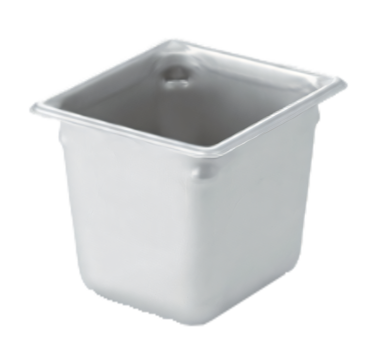 Product image #1 for Vollrath Super Pan V 1/6 Size Solid Hotel Pan, 6-Inch Deep, 2.7 Qt, 300 Series Stainless Steel
