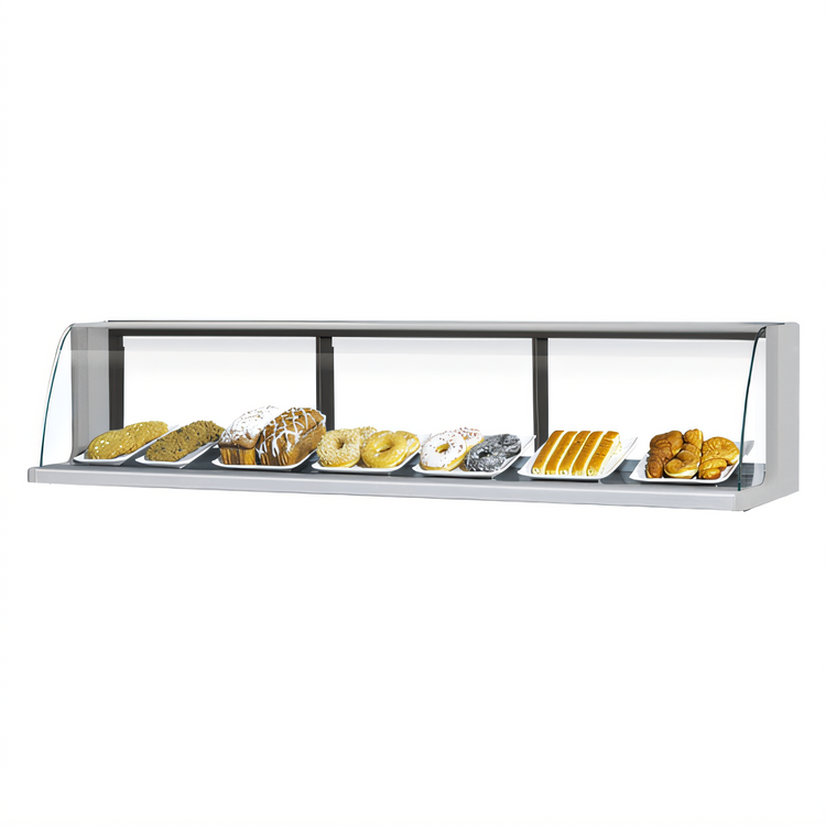 Product image #1 for Turbo Air 39-Inch Low 2-Door Stainless Steel Top Display Dry Case for Open Display Merchandisers