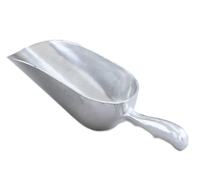 Vollrath 38 oz Round-Bottom One-Piece Cast Aluminum Utility Scoop