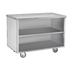 Thumbnail image #1 for Randell Serving Line Mobile Modular Utility Station with Open Shelf Base and 16-Gauge Stainless Steel Top