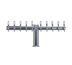 Thumbnail image #1 for Metropolis T-Style 10-Faucet Countertop Glycol-Cooled Draft Beer Tower, 34 Inch Wide, Polished Stainless Steel