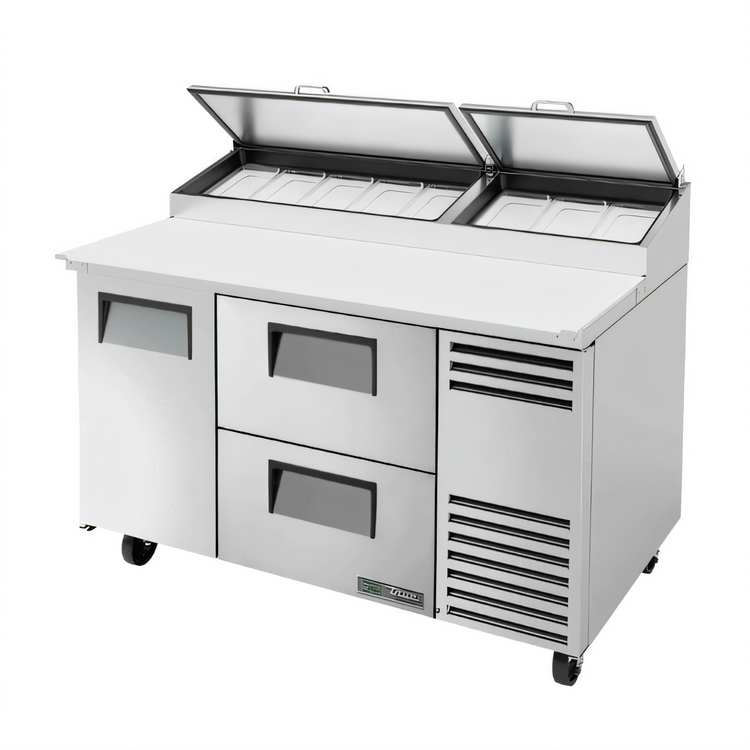 Product image #1 for True 60-Inch Pizza Prep Table with 1 Door, 2 Drawers and Alternate Top
