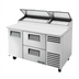 Thumbnail image #1 for True 60-Inch Pizza Prep Table with 1 Door, 2 Drawers and Alternate Top