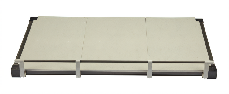 Product image #1 for Cambro Camshelving Elevation Wall-Mounted Solid Add-On Shelf Kit, 18 x 24 Inches, Brushed Graphite