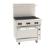 Thumbnail image #1 for Wolf Challenger XL 36-Inch 6-Burner Gas Restaurant Range with Convection Oven