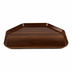 Thumbnail image #2 for Cambro Camtray Trapezoid Fast Food & Cafeteria Tray, 14-9/16 x 19-1/2 in., Fiberglass, Burma Teak