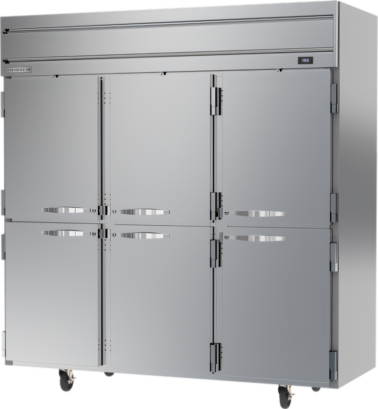 Product image #1 for Beverage-Air Horizon Series Three-Section Reach-In Freezer, 69.1 Cu. Ft., Six Half Solid Doors