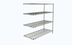 Thumbnail image #1 for Metro Super Erecta 4-Shelf Add-On Wire Shelving Unit, Chrome-Plated, 60 x 24 x 63 Inches