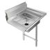 Thumbnail image #1 for 26 x 30-Inch Right-to-Left Soiled Dishtable with 9-Inch Backsplash and 20 x 20 Pre-Rinse Sink