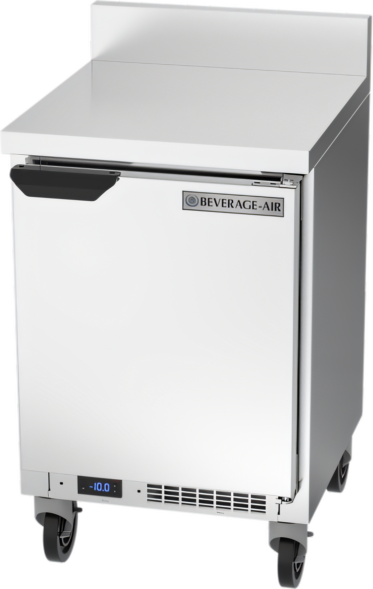 Product image #1 for Beverage-Air 20-Inch One-Section Worktop Freezer with Solid Door, 2.27 Cu. Ft.