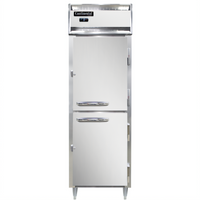 Continental Refrigerator Designer Line D1FNHD One-Section Half-Height Solid Door Reach-In Freezer