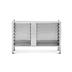 Thumbnail image #1 for Convotherm Stainless Steel Oven Stand, Closed on Three Sides, with 14 Shelf Rail Pairs for C4 6.20 and 10.20