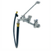 Thumbnail image #1 for Wall Mounted Mixing Service Sink Faucet with 8-Inch Adjustable Centers and 6-Inch Garden Spout