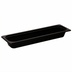 Thumbnail image #2 for Cambro H-Pan High Heat Plastic Half Size Long Food Pan, 2-1/2 Inch Deep, Black