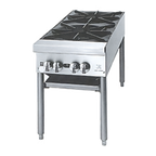Thumbnail image #1 for Jade Range (Middleby) Supreme JSP-360 54-Inch Commercial Stock Pot Stove, 3 Three-Ring Burners, Stainless Steel, 360,000 BTU