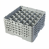 Thumbnail image #2 for Cambro Camrack Full Size 30-Compartment Glass Rack with 4 Extenders, 8-1/2-Inch Height, Soft Gray