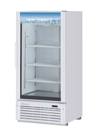 Turbo Air TGM-10W-N6 One-Section Glass Door Merchandiser Refrigerator, 8.93 Cu. Ft., Bottom Mount, 115V