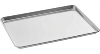 Half-Size Solid Aluminum Sheet Pan, 13 x 18 Inch, 18 Gauge, Closed Bead