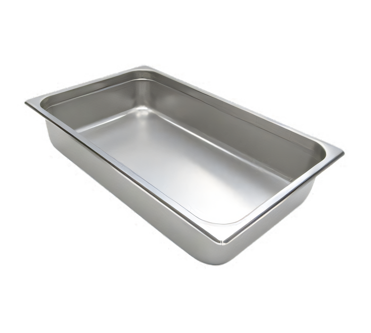 Product image #1 for NestWell Full-Size Solid Steam Table Pan, 24 Gauge Stainless Steel, 4 Inch Deep
