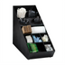 Thumbnail image #1 for Black Polystyrene 13-Compartment Tabletop Silverware and Condiment Organizer