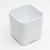 Thumbnail image #1 for American Metalcraft Square Melamine Condiment Jar, White, 5 Inch