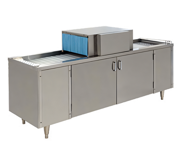 Product image #1 for Champion CG6 Straight Conveyor Underbar Glass Washer, Low-Temperature Chemical Sanitizing, 72-Inch Cabinet