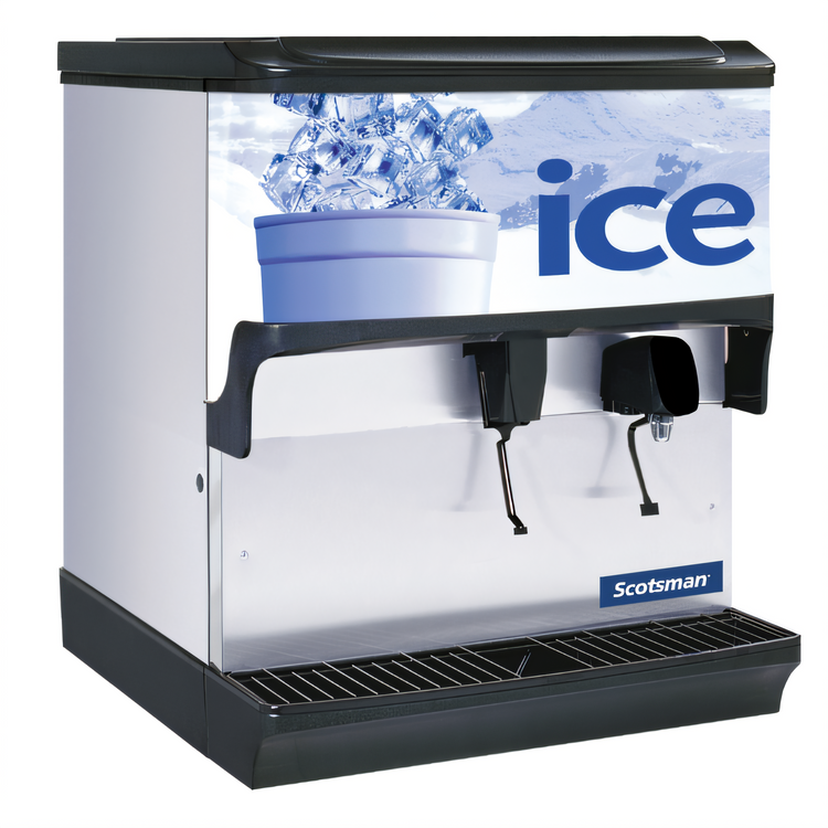 Product image #1 for Scotsman Countertop Ice & Water Dispenser with Water Fill Lever and 200 lb Storage Capacity