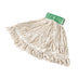 Thumbnail image #1 for Super Stitch Medium Looped-End Mop Head, 4-Ply Cotton/Synthetic Blend, 5-Inch Band, White