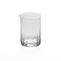 American Metalcraft 20 oz Clear Hand-Cut Non-Tempered Mixing Glass