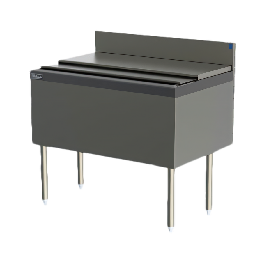 Product image #1 for Perlick Top Shelf TSF Series 36-Inch Modular Full-Depth Underbar Ice Bin/Cocktail Unit with 10-Circuit Cold Plate
