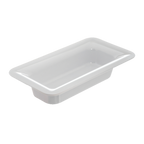 Thumbnail image #1 for CFS Brands Displayware 4446202 1/3 Size White Melamine Food Pan, 2-1/2 Inch Deep Case of 6