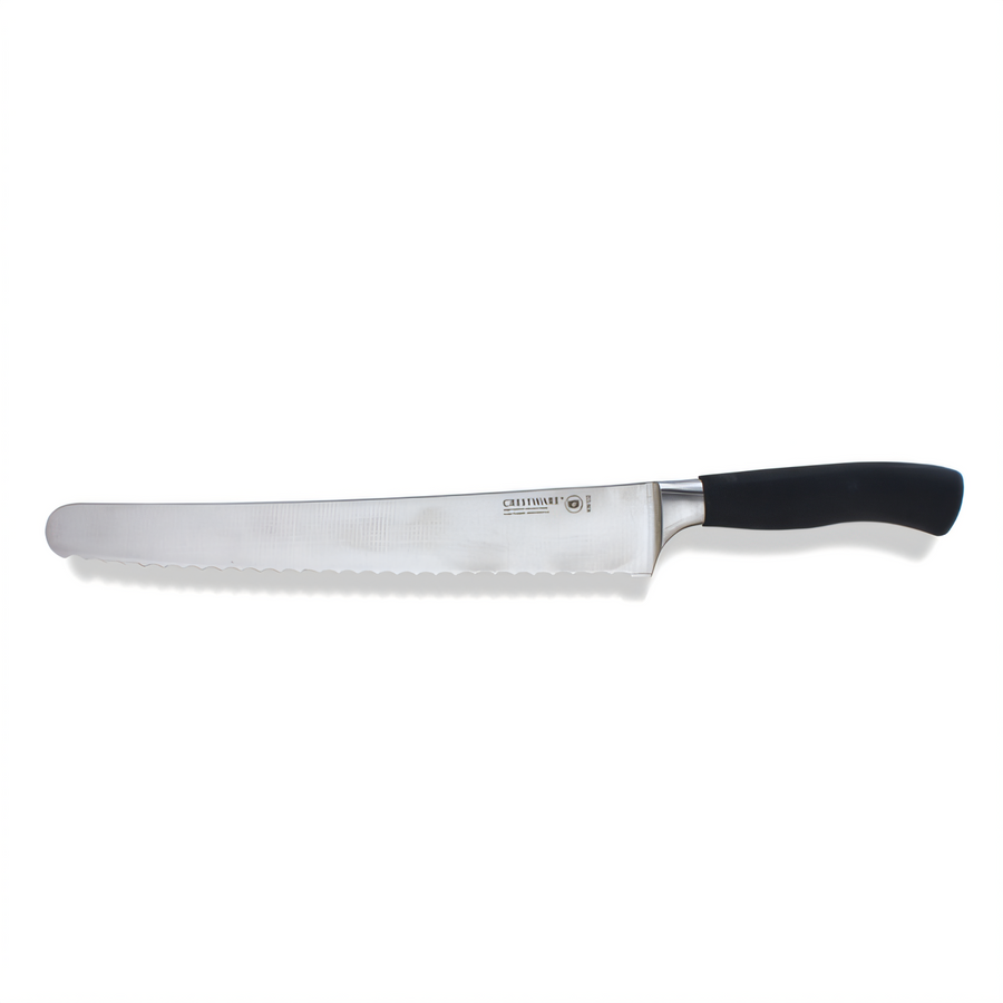 Product image #1 for Crestware Elite Pro 10-Inch Wide Forged Bread Knife, German Steel, Santoprene Handle
